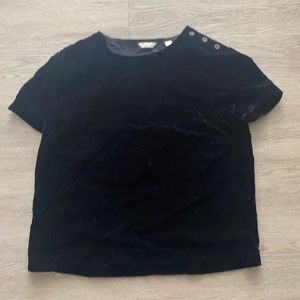 Jack wills velvet top